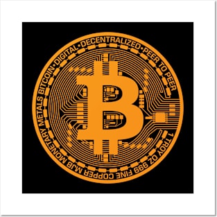 Bitcoin souvenir. Posters and Art